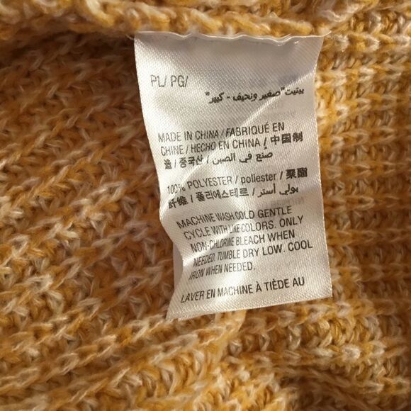 NWT Style & Co Maize Color Pointelle Sweater Sz LP - Picture 6 of 7